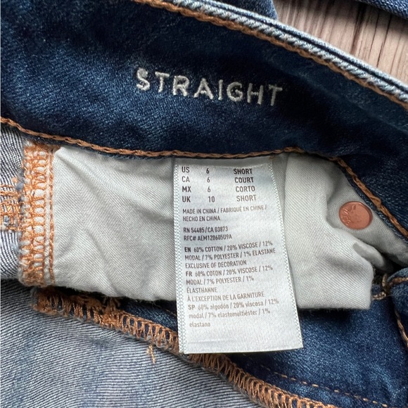 American Eagle Straight Leg Jeans 6 Short - Picture 5 of 11